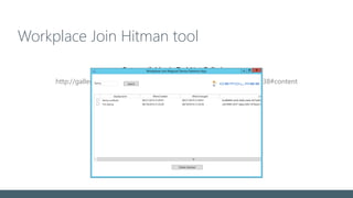 Workplace Join Hitman tool
Beta available via TechNet Galleries:
http://gallery.technet.microsoft.com/WorkPlace-Join-Hitman-8c691238#content
 