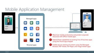 Mobile Application Management
© EG A/S 70
Personal apps
 
