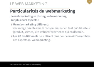 Le web marketing, les stratégies et le principaux leviers