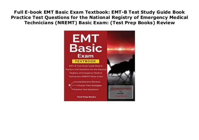 Full E Book Emt Basic Exam Textbook Emt B Test Study Guide Book P