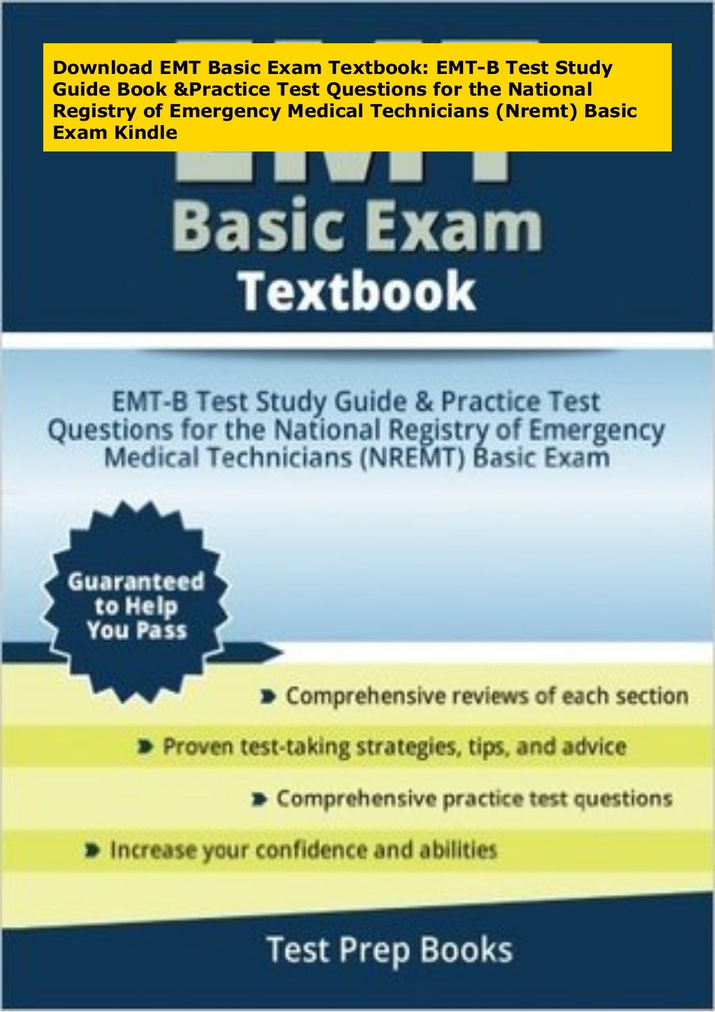 Download EMT Basic Exam Textbook EMTB Test Study Guide Book