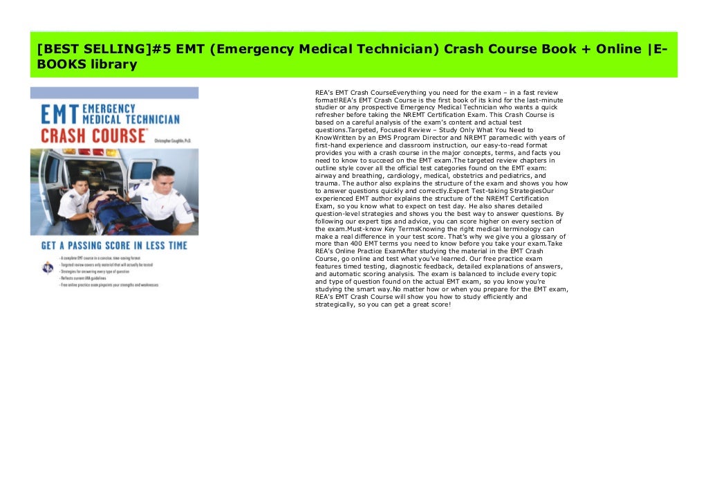 [BEST SELLING]5 EMT (Emergency Medical Technician) Crash Course Book