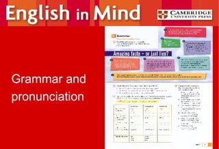 Grammar and pronunciation 