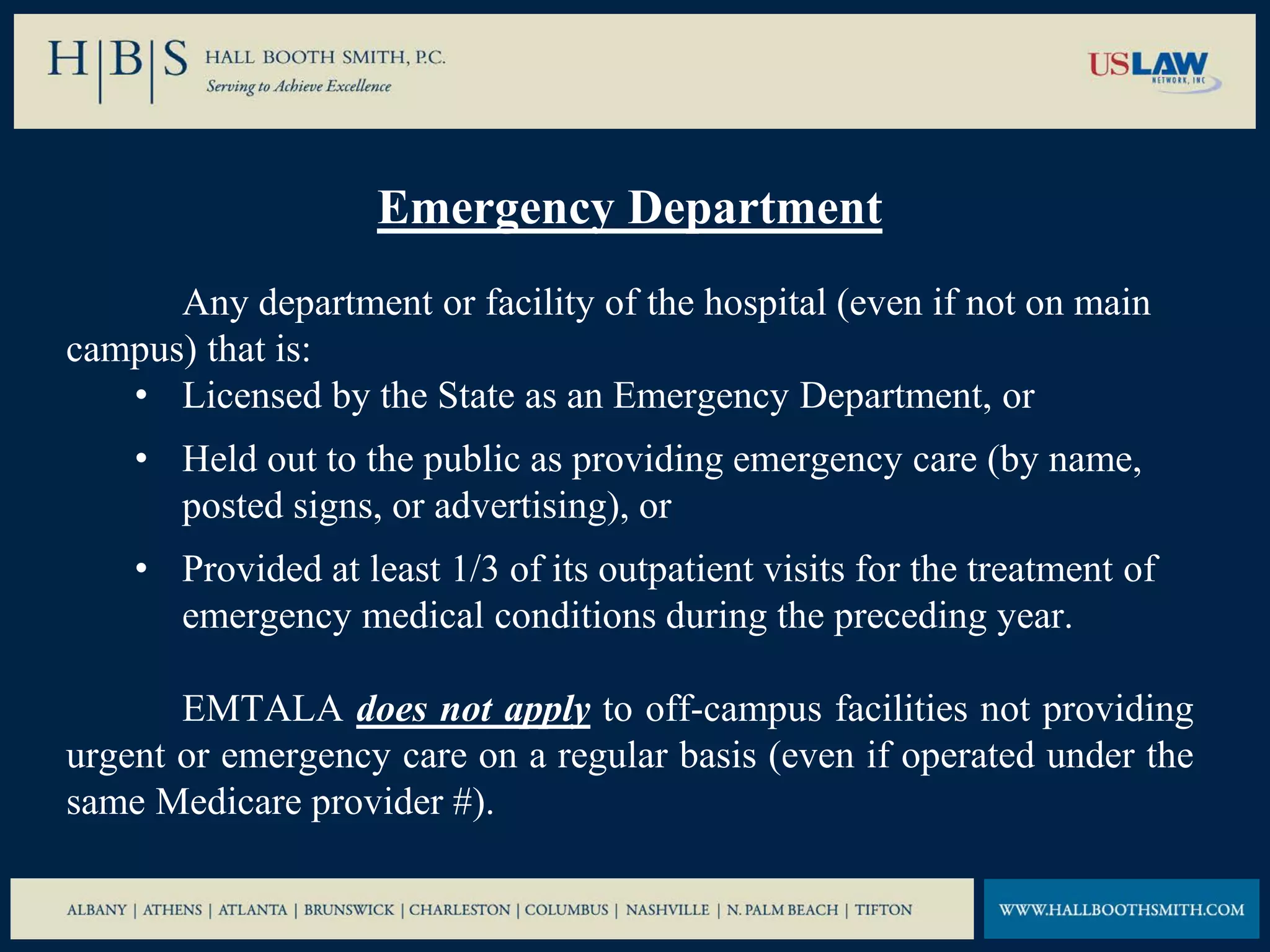 EMTALA Training | PDF