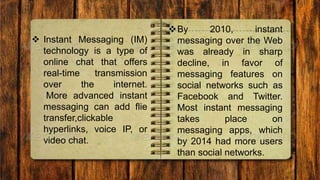 Messaging Apps | PPTX