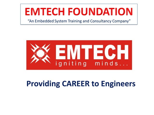 Corporate Profile of Emtech Foundation | PPT | Business | Business and ...