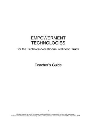 Empowerment Technology for Senior High School Guide | PDF