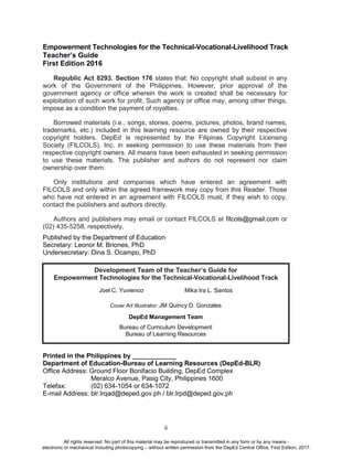 Empowerment Technology for Senior High School Guide | PDF