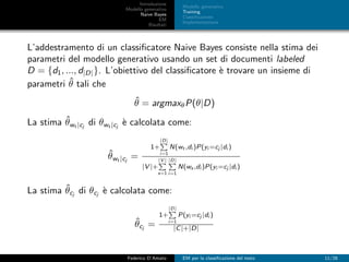Expectation - Maximization for Text Cassification | PDF