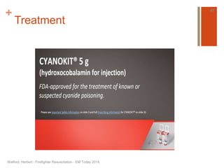 + 
Treatment 
Watford, Herbert - Firefighter Resuscitation - EM Today 2014 
47 
 