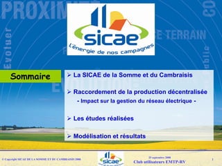 Emtp User Group092008 Sicae Raccordement Resau Web