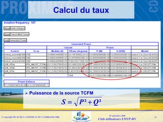 Emtp User Group092008 Sicae Raccordement Resau Web