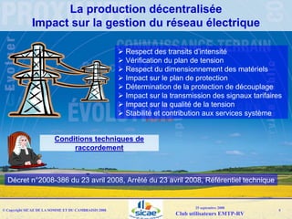 Emtp User Group092008 Sicae Raccordement Resau Web