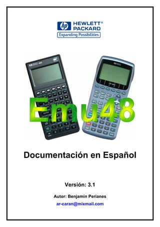 Documentación en Español
Versión: 3.1
Autor: Benjamín Perianes
ar-caran@mixmail.com
 