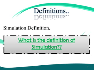 Simulating Synonym Emulation and simulation | PPTX