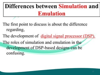Emulation and simulation | PPTX