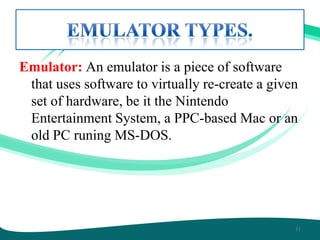Emulation Drawing Example Emulation and simulation | PPTX