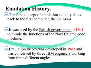 Emulation and simulation | PPTX