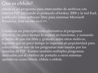 Emule | PDF