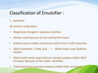 Emulsion | PDF