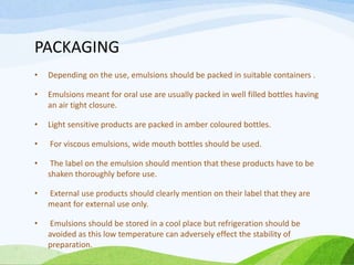 Emulsion Label Emulsion | PDF