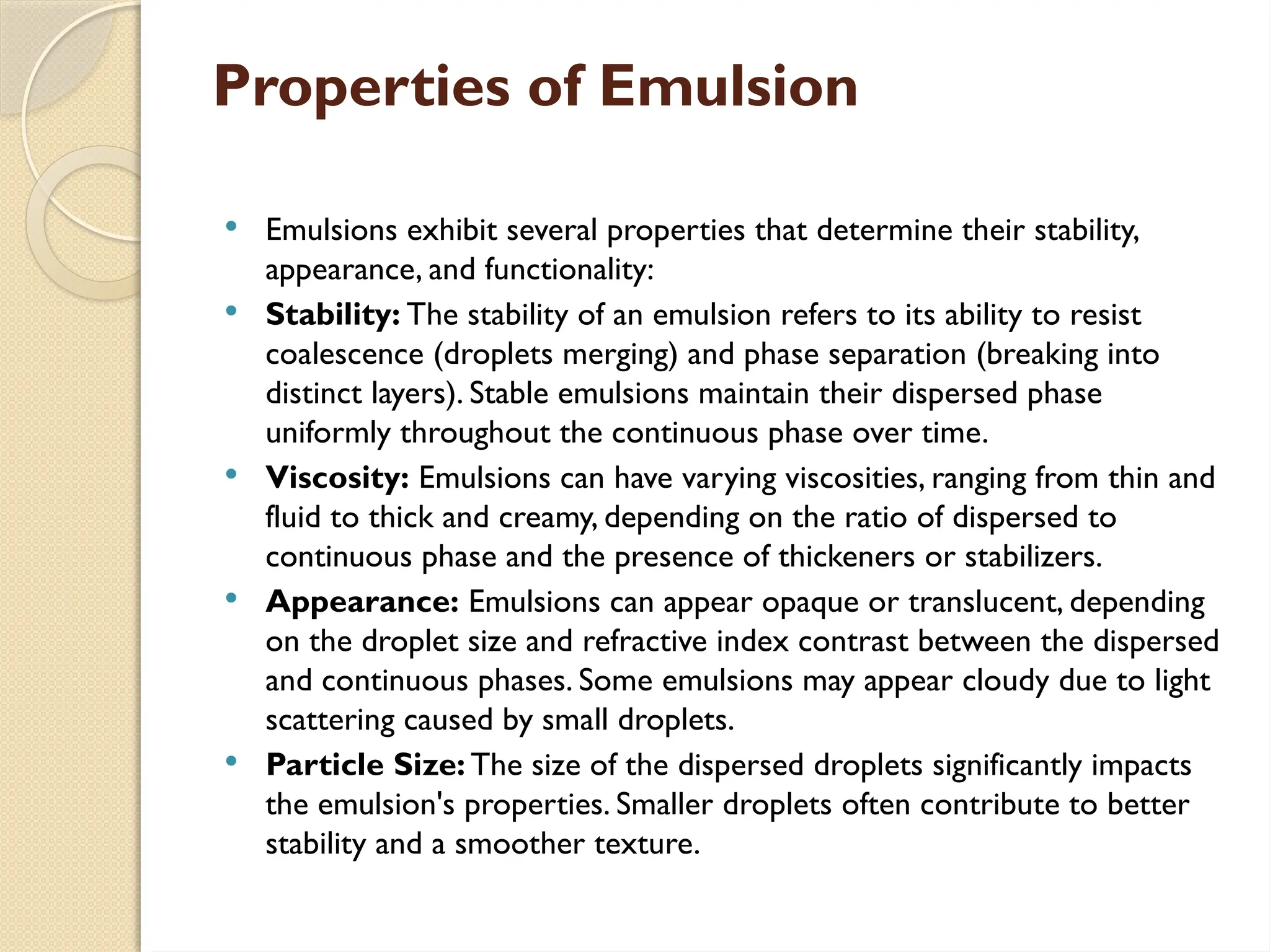 Food Science -Types of Emulsion in food.pptx