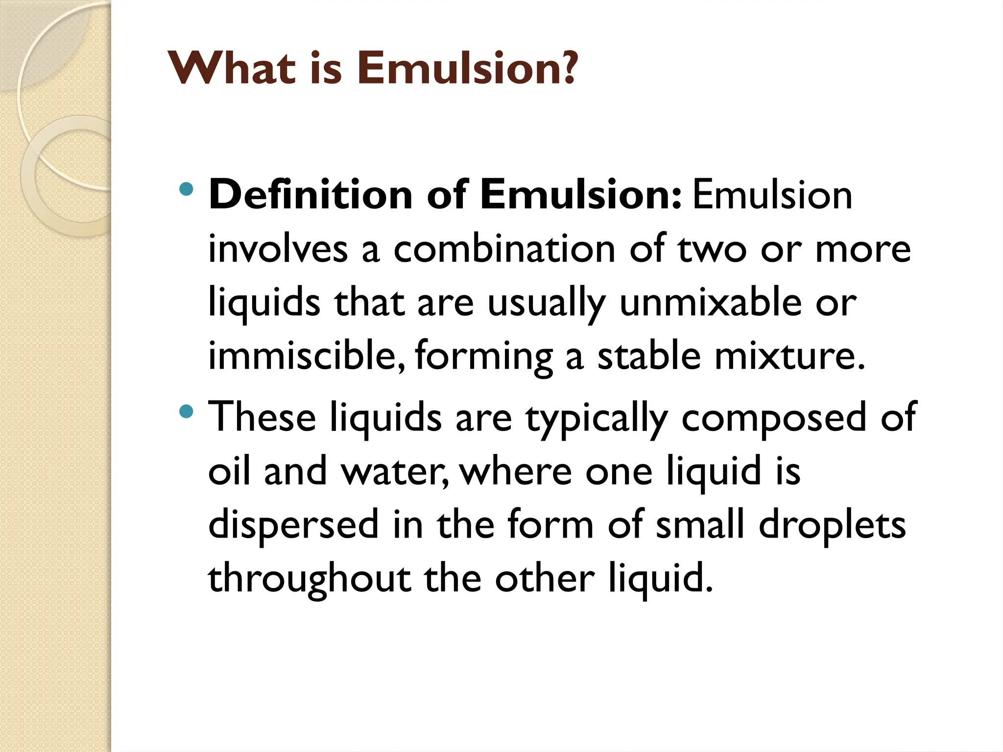Food Science -Types of Emulsion in food.pptx