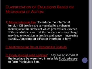 Emulsion Charge Rig Emulsions | PPTX