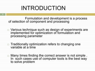 Formulation Science/computer Emulsions and microemulsions- computer in pharmaceutical formulatation ...