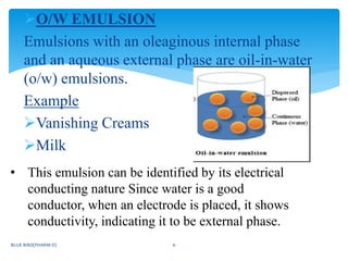 Emulsions (PART-1) | PPTX