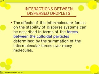 Emulsion stability | PDF