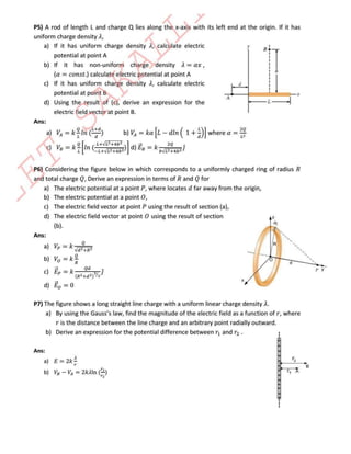 EMU PHYS102 ALL TUTORIAL QUESTIONS ALL TOPICS | PDF