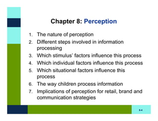 BB Chapter Eight: Perception | PDF