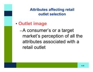 BB Chapter Six: Outlet Selection and Purchase | PDF