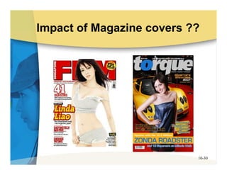 Impact of Magazine covers ??




                           10-30
 