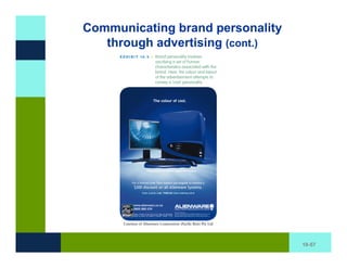 Communicating brand personality
   through advertising (cont.)




                                  10-57
 