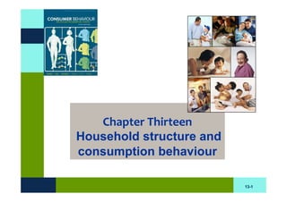 Chapter Thirteen
Household structure and
consumption behaviour

                          13-1
 