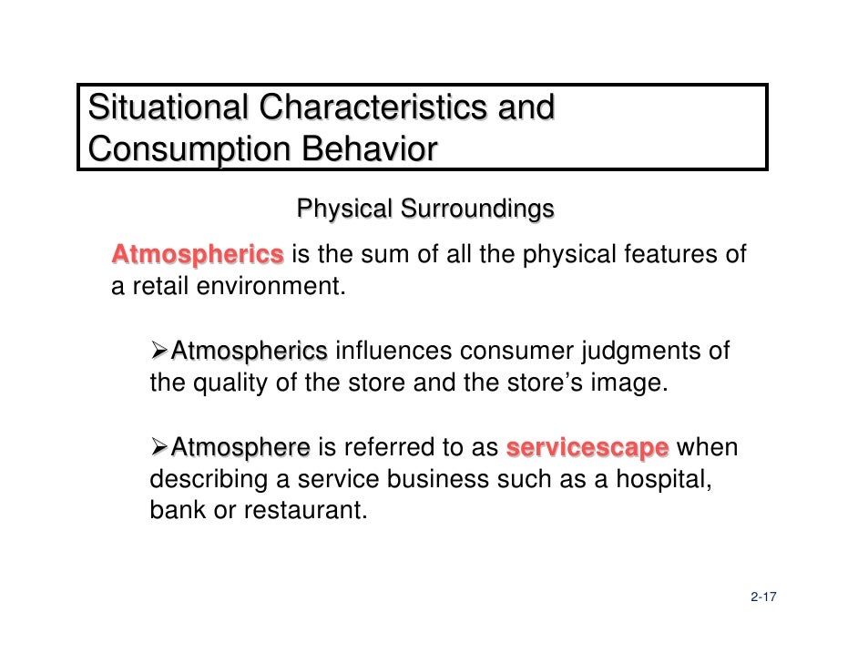 the servicescape as an antecedent to This is a clear oversight, given that understanding antecedents of customer the effect of the servicescape on customers' behavioral intentions in leisure. the servicescape as an antecedent to This is a clear oversight, given that understanding antecedents of customer the effect of the servicescape on customers' behavioral intentions in leisure.
