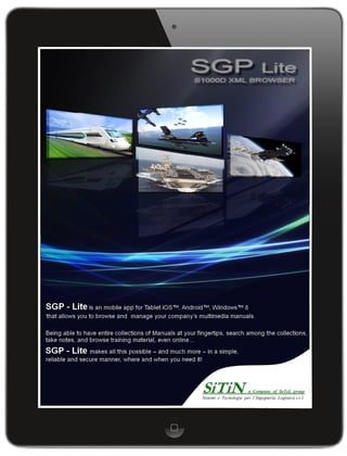 SGP- Lite Browser XML S1000D - www.sitindoc.it