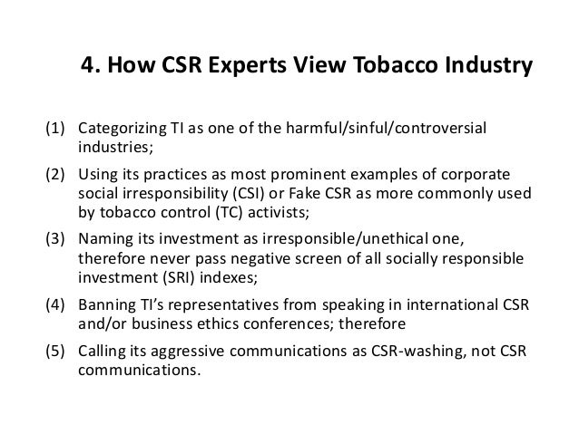 the ethics of the tobacco industry Read this essay on examining the application business ethics and laws in the tobacco industry come browse our large digital warehouse of free sample essays get the knowledge you need in order to pass your classes and more only at termpaperwarehousecom. the ethics of the tobacco industry Read this essay on examining the application business ethics and laws in the tobacco industry come browse our large digital warehouse of free sample essays get the knowledge you need in order to pass your classes and more only at termpaperwarehousecom.