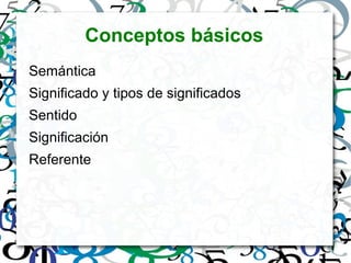 Estudio descriptivo de las palabras 