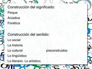 Estudio etimológico de las palabras. 