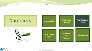 Introduction

The Buried
Diffuser

The Draining
Floater

R&D next
steps

Markets
&
Partners

Conclusion

www.chahtech.com
...