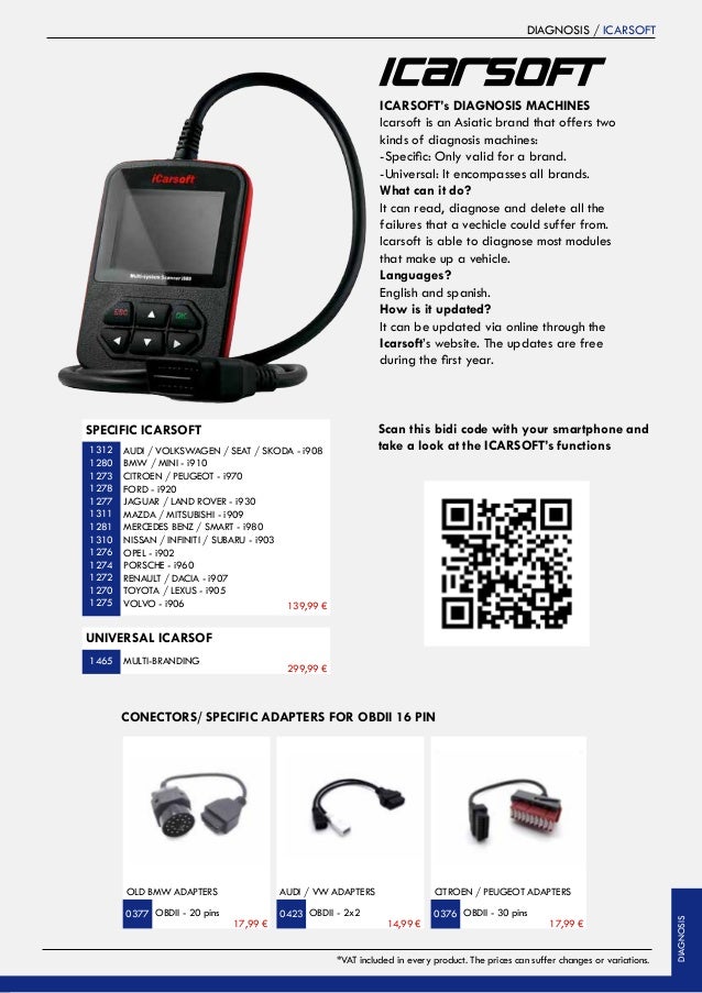 Icarsoft Macchina di diagnosi Volvo ICARSOFT i906-1275