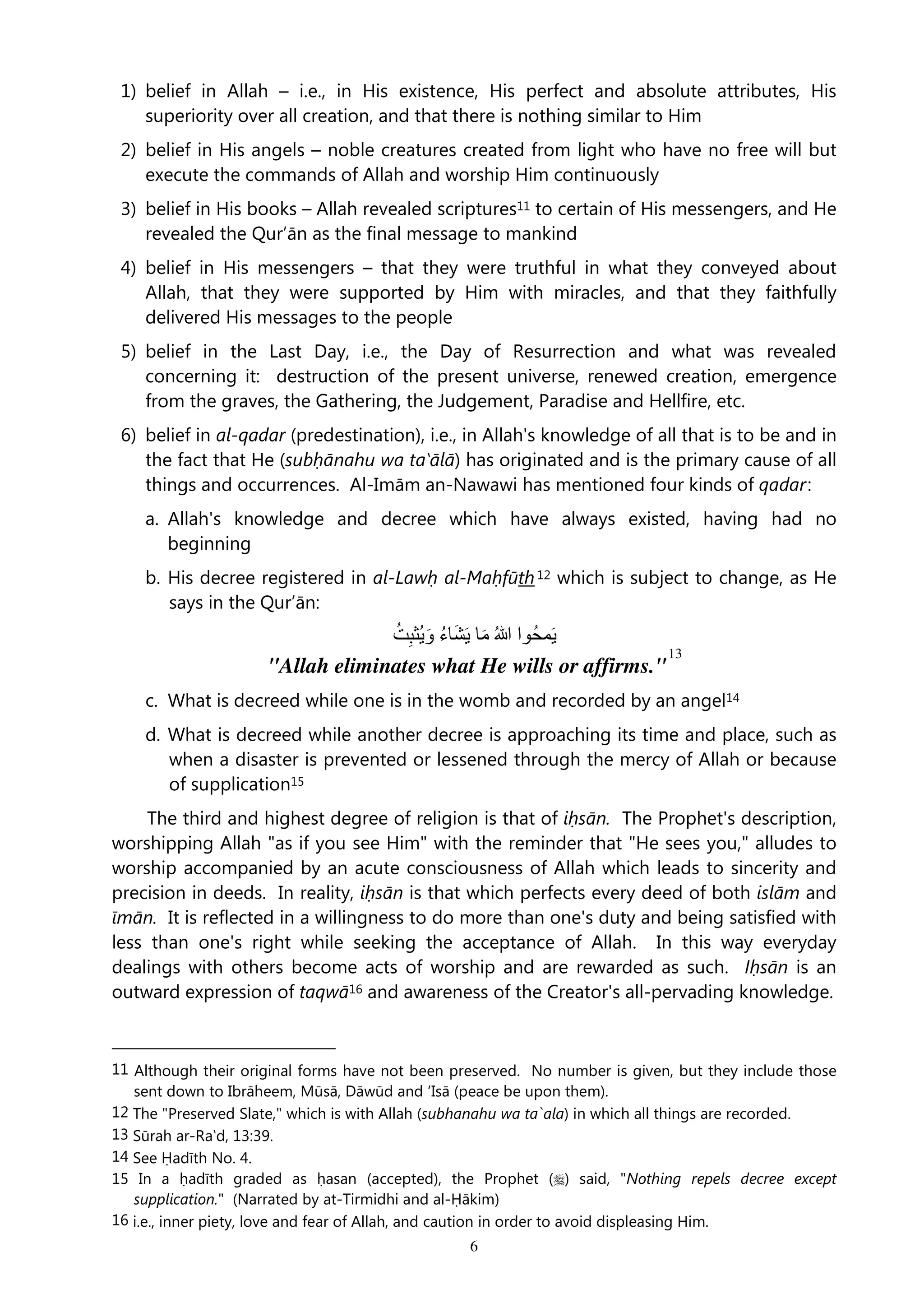 The 40 Hadith of Imam al-Nawawi | PDF