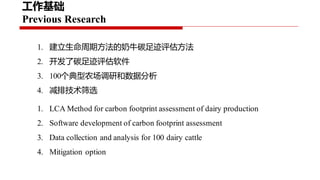 Project implementation plan: Piloting and scaling of low emission development options in large scale dairy farms in China