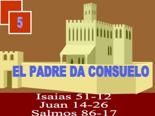 EL PADRE DA CONSUELO 5 Isaias 51-12 Juan 14-26 Salmos 86-17 