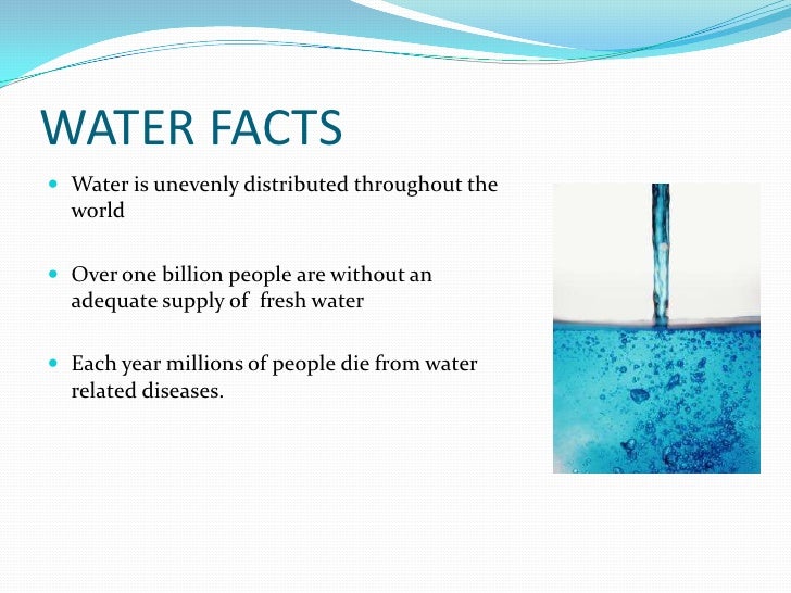 Water as a commodity