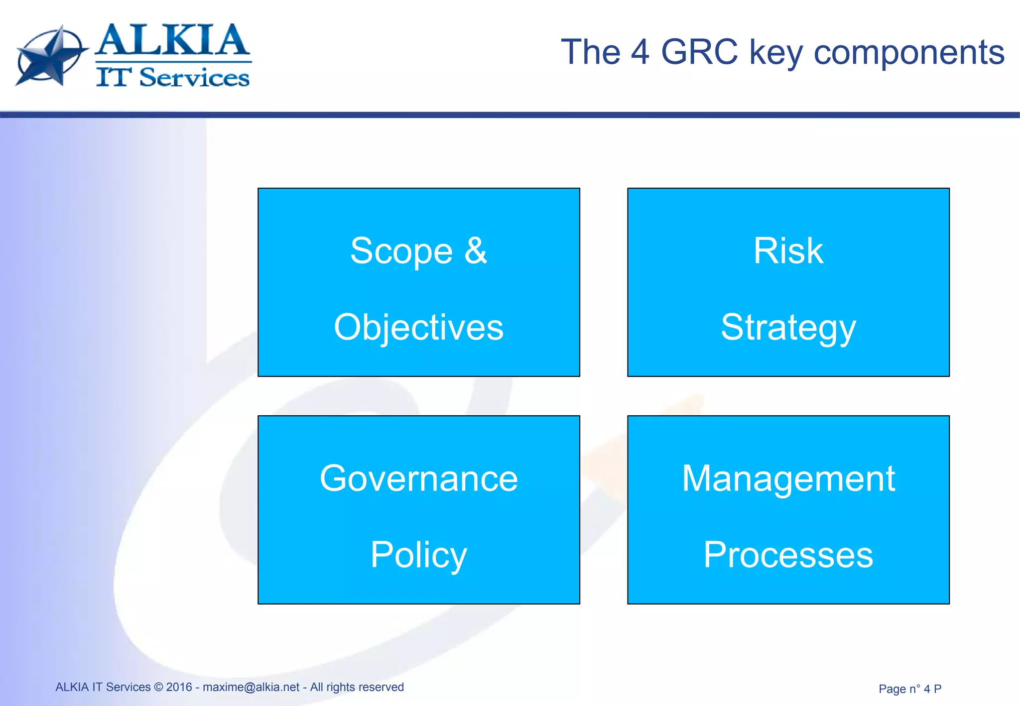 Grc Operational Risk Operational security | How to design your information security GRC ...