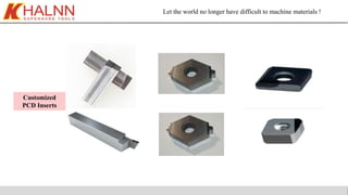 Let the world no longer have difficult to machine materials !
Customized
PCD Inserts
 